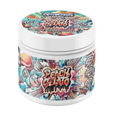 growlers ice caps peach gelato